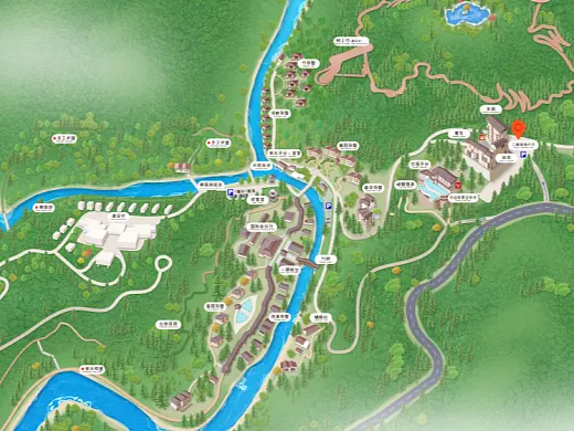 阳城结合景区手绘地图智慧导览和720全景技术，可以让景区更加“动”起来，为游客提供更加身临其境的导览体验。